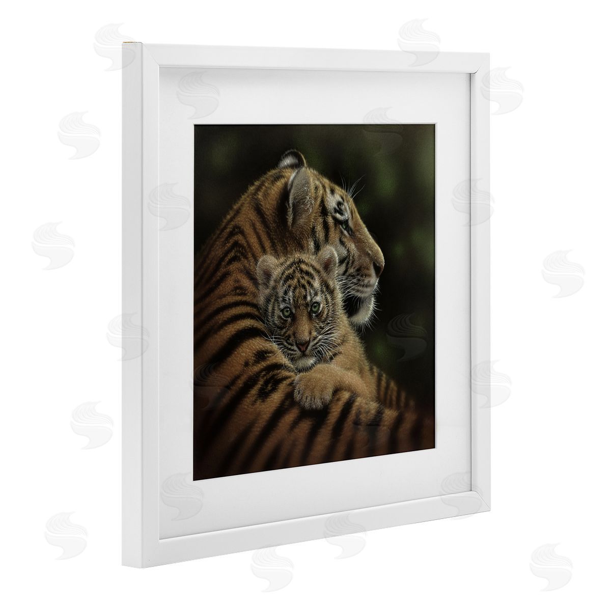 Collin Bogle Cherished Tiger Cub Canvas Wall Art Print