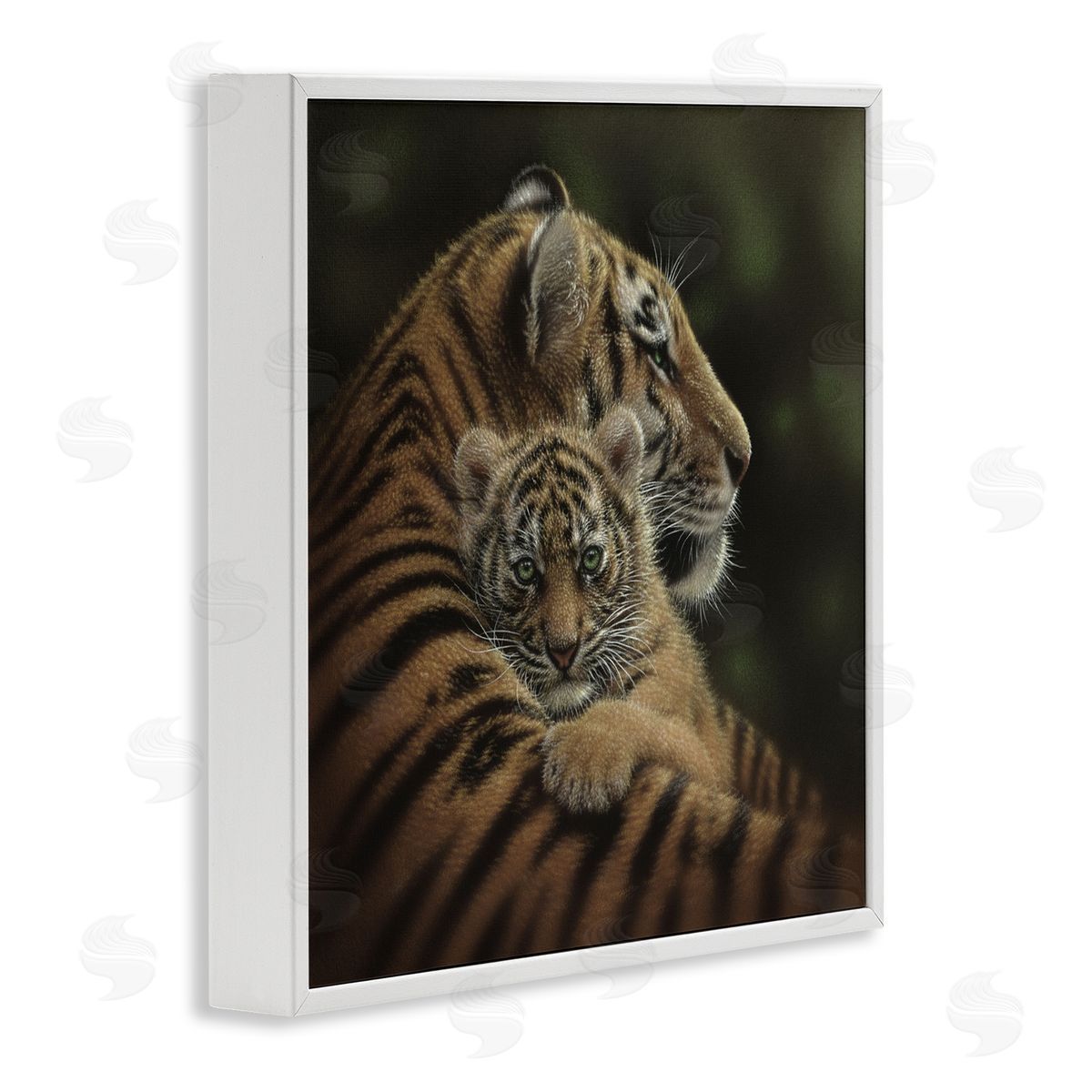 Collin Bogle Cherished Tiger Cub Canvas Wall Art Print