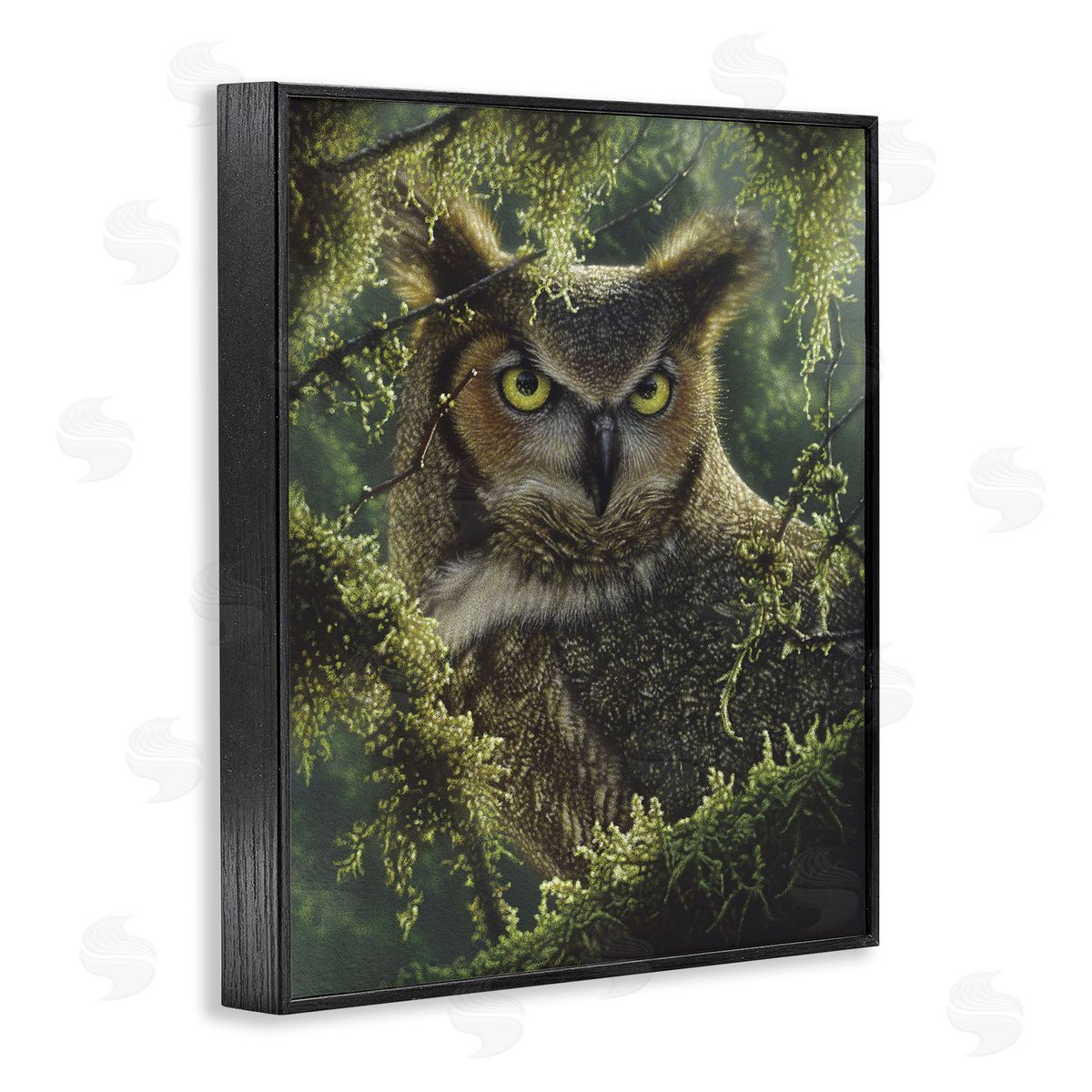 Collin Bogle Watching And Waiting Owl Canvas Wall Art Print
