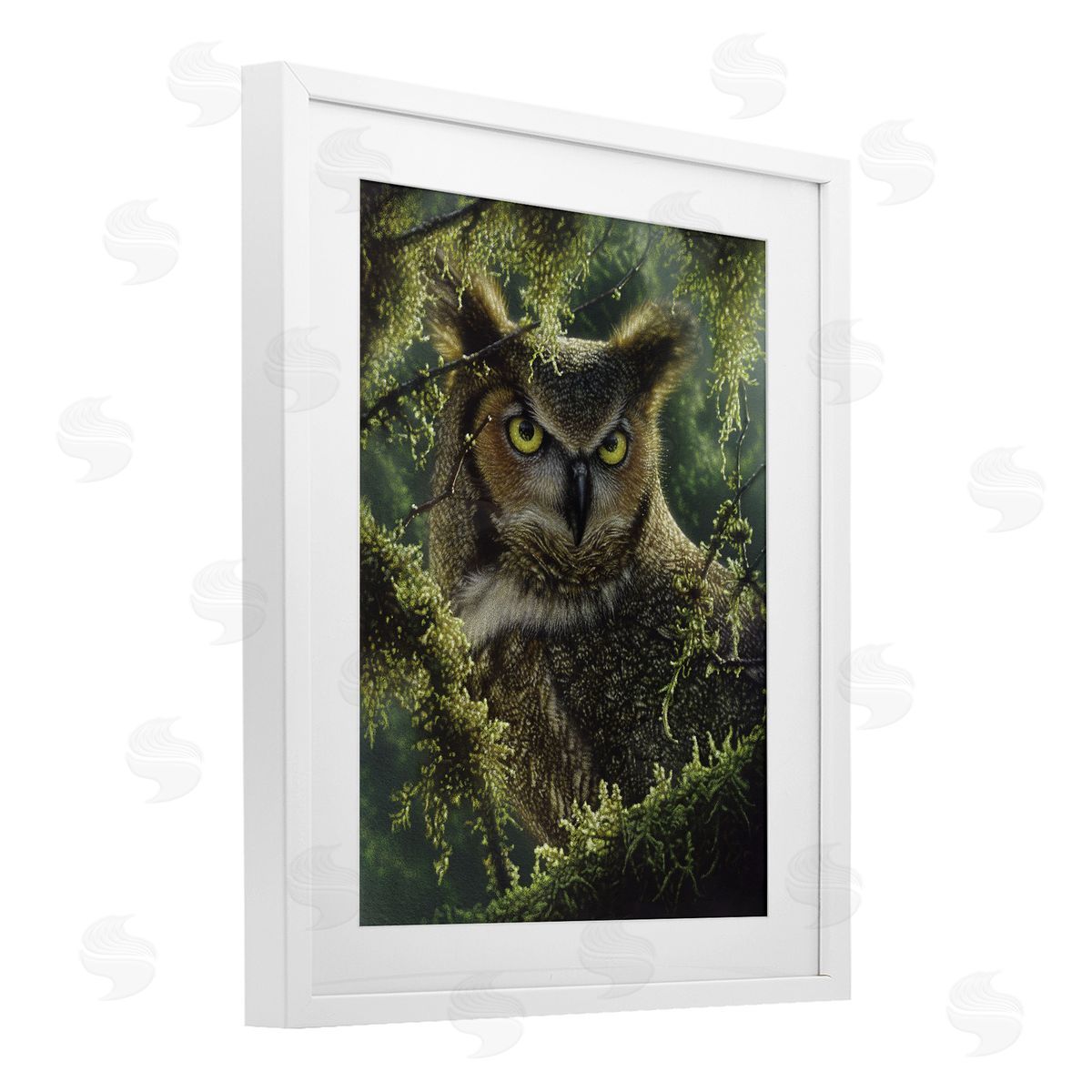 Collin Bogle Watching And Waiting Owl Canvas Wall Art Print
