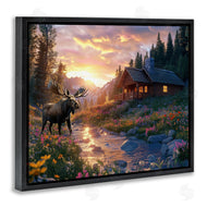 Jim Baldwin | Cozy Cabin Moose Visit