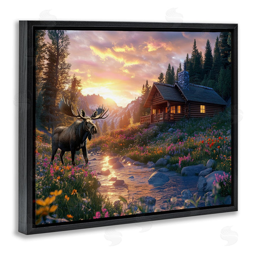 Jim Baldwin | Cozy Cabin Moose Visit