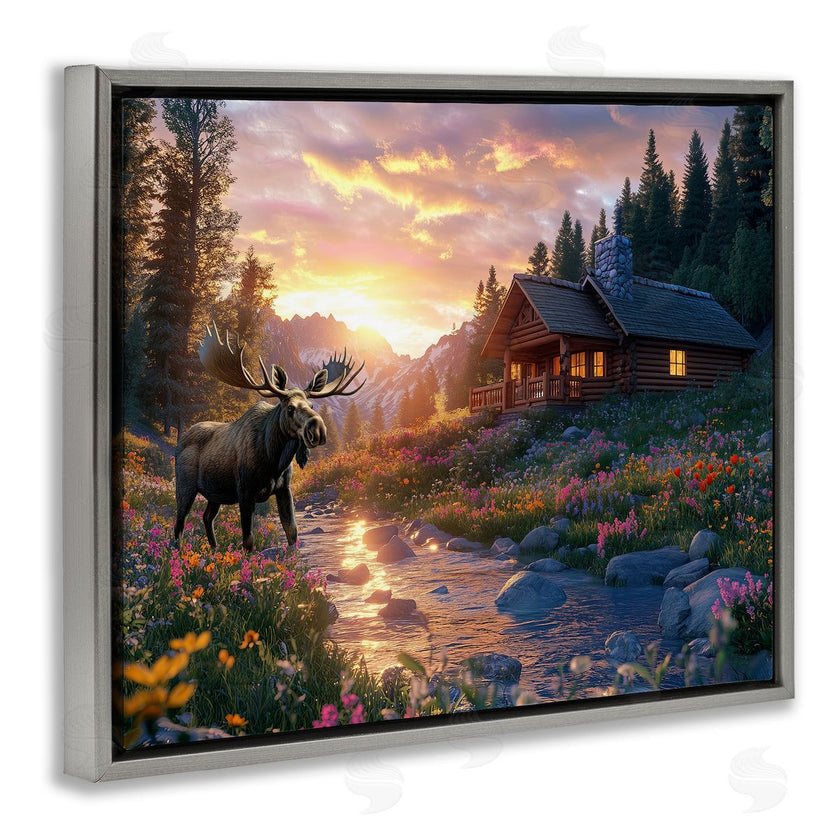 Jim Baldwin | Cozy Cabin Moose Visit
