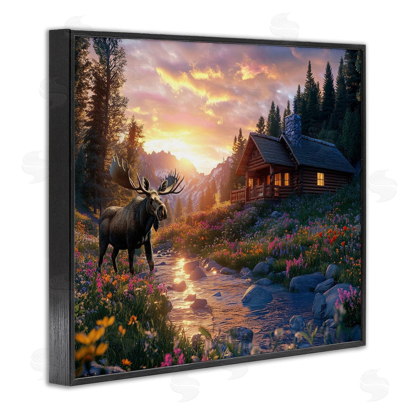 Jim Baldwin | Cozy Cabin Moose Visit