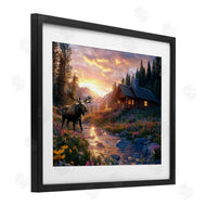 Jim Baldwin | Cozy Cabin Moose Visit