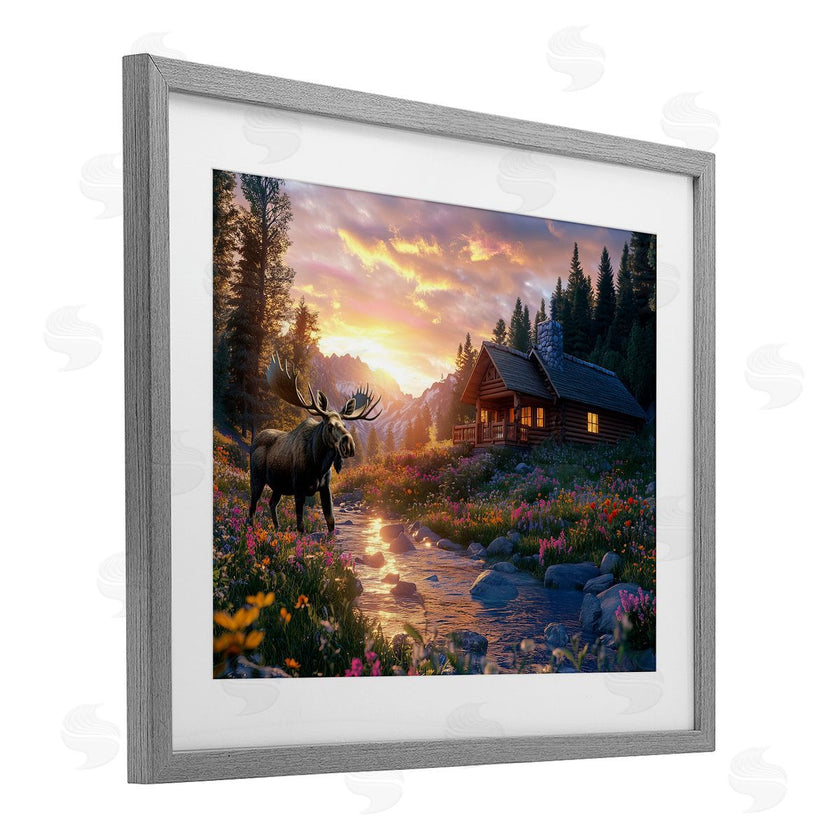 Jim Baldwin | Cozy Cabin Moose Visit