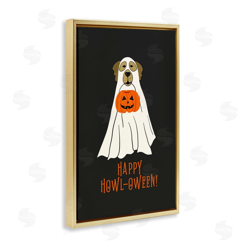 JJ Design House LLC | Happy Howl-oween Ghost Dog