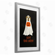 JJ Design House LLC | Happy Howl-oween Ghost Dog