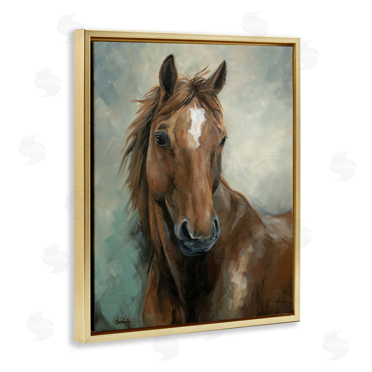 Lindsay Kivi Fine Art Equine Horse Painting Canvas Wall Art Print