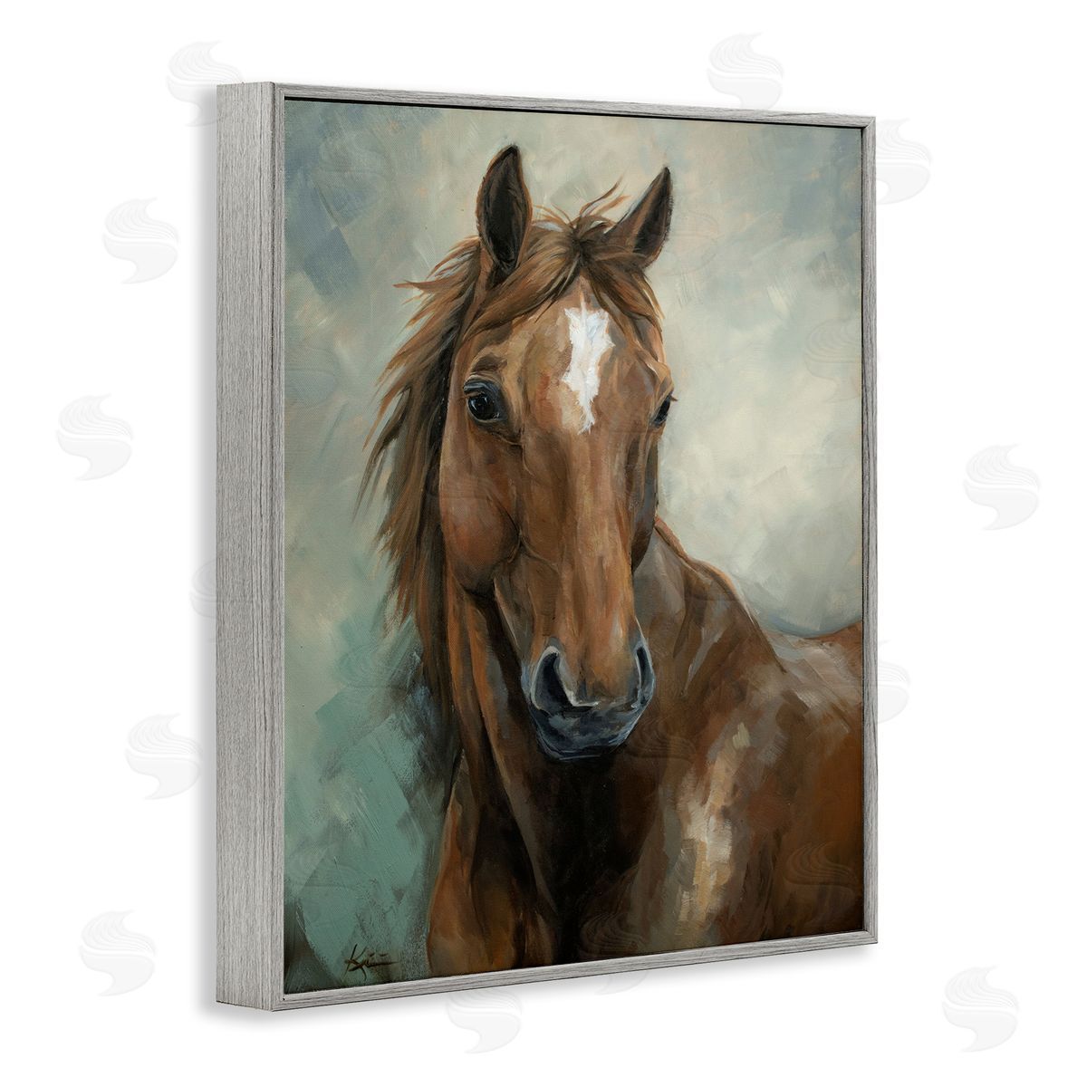 Lindsay Kivi Fine Art Equine Horse Painting Canvas Wall Art Print