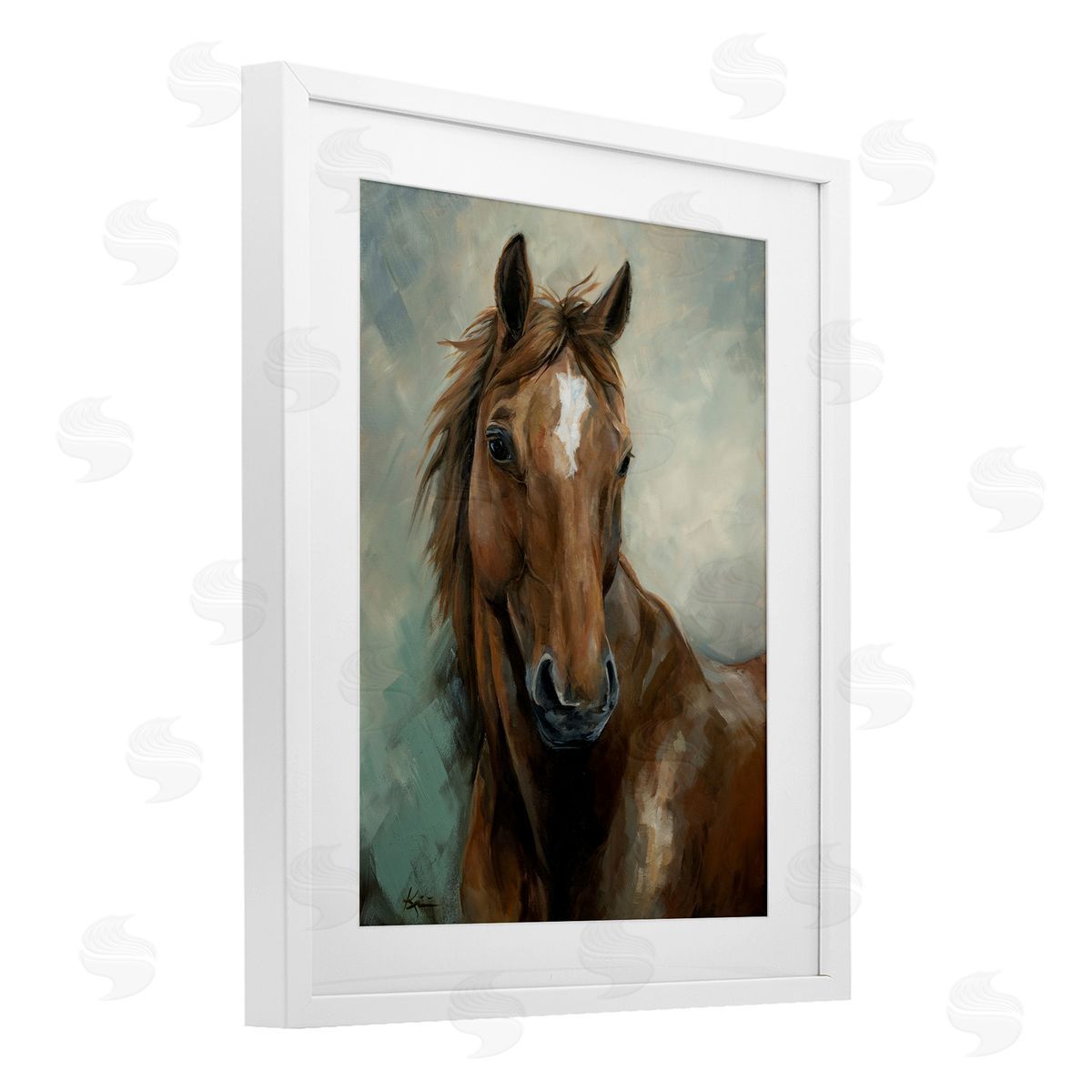 Lindsay Kivi Fine Art Equine Horse Painting Canvas Wall Art Print