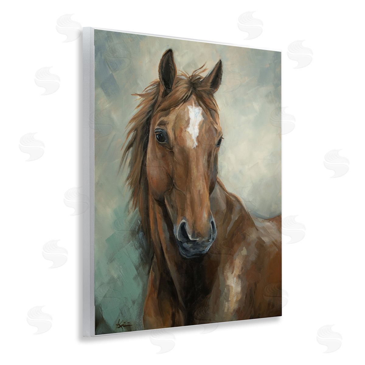 Lindsay Kivi Fine Art Equine Horse Painting Canvas Wall Art Print