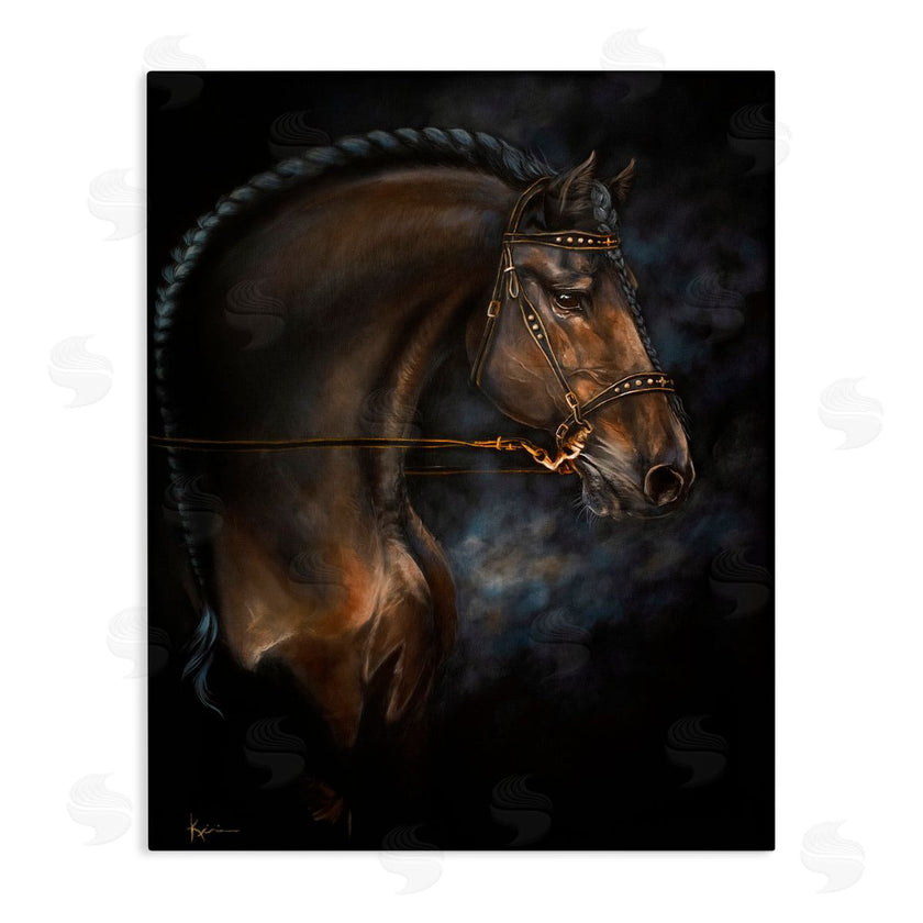 Lindsay Kivi Fine Art | Expressive Equine Horse in Harness