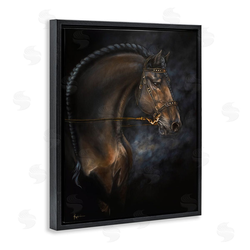 Lindsay Kivi Fine Art | Expressive Equine Horse in Harness