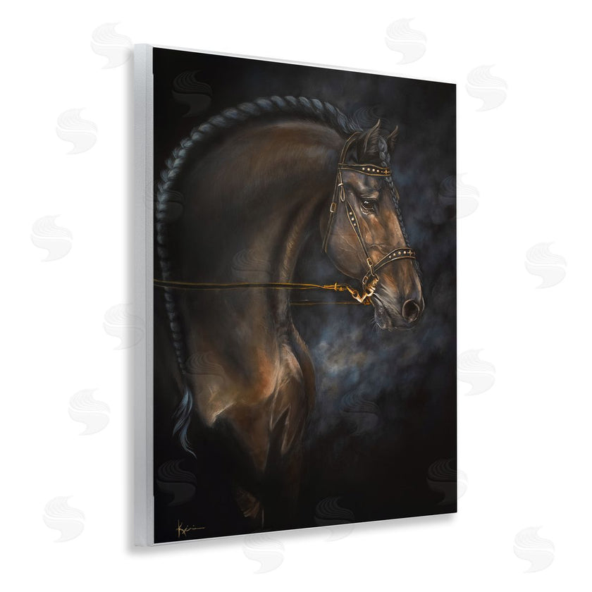 Lindsay Kivi Fine Art | Expressive Equine Horse in Harness