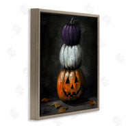 Lindsay Kivi Fine Art | Vintage Halloween Pumpkin Stack