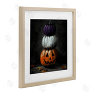 Lindsay Kivi Fine Art | Vintage Halloween Pumpkin Stack