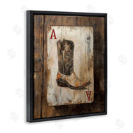 Nina Blue | Western Rustic Playing Card