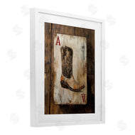 Nina Blue | Western Rustic Playing Card