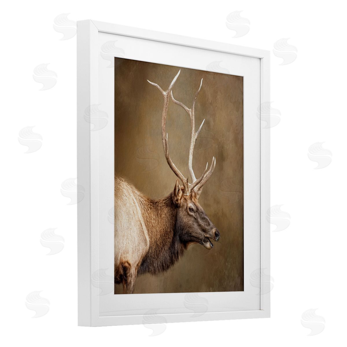 Kelley Parker Outdoorsman Rustic Deer Canvas Wall Art Print