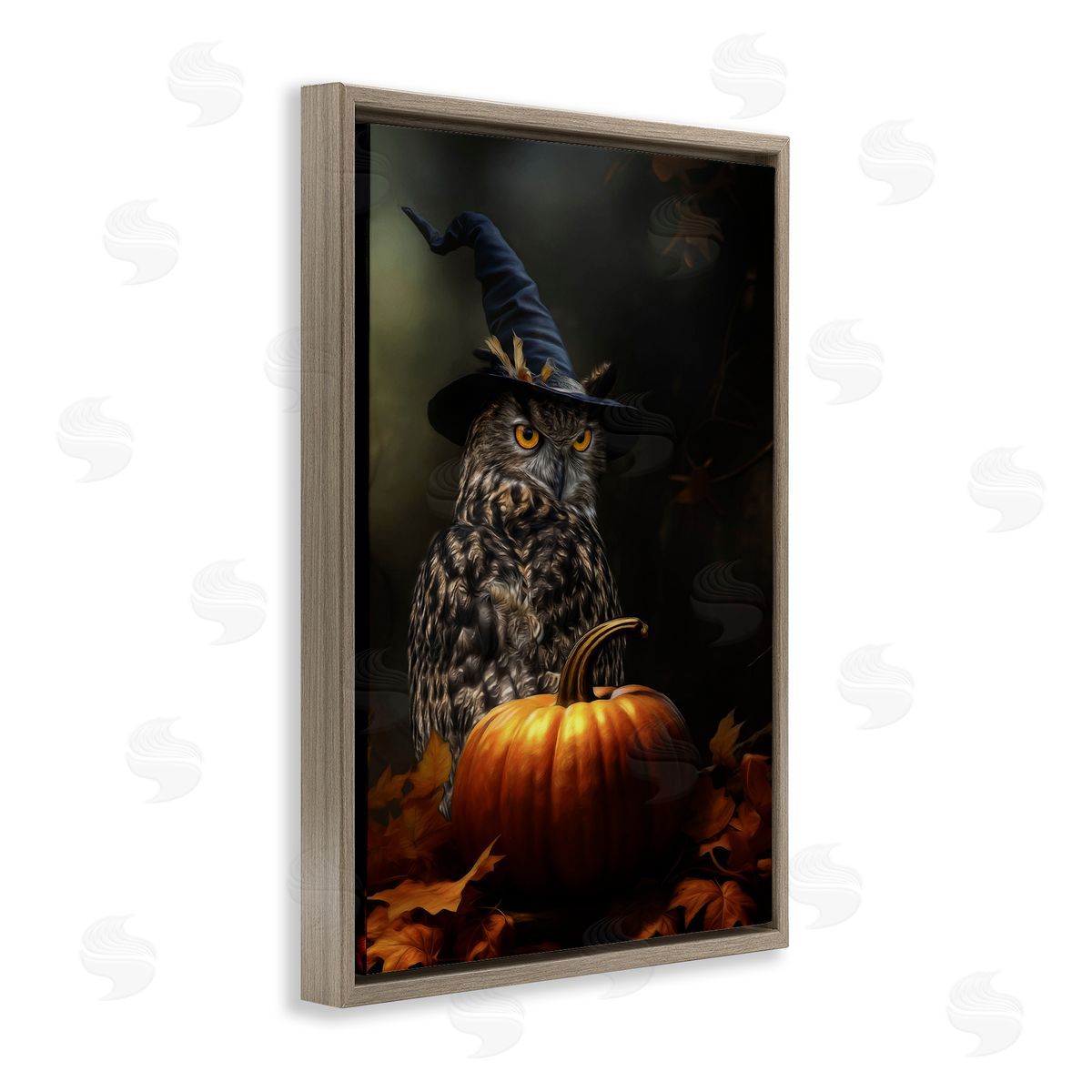 Kelley Parker Bewitching Gaze of Owl Canvas Wall Art Print