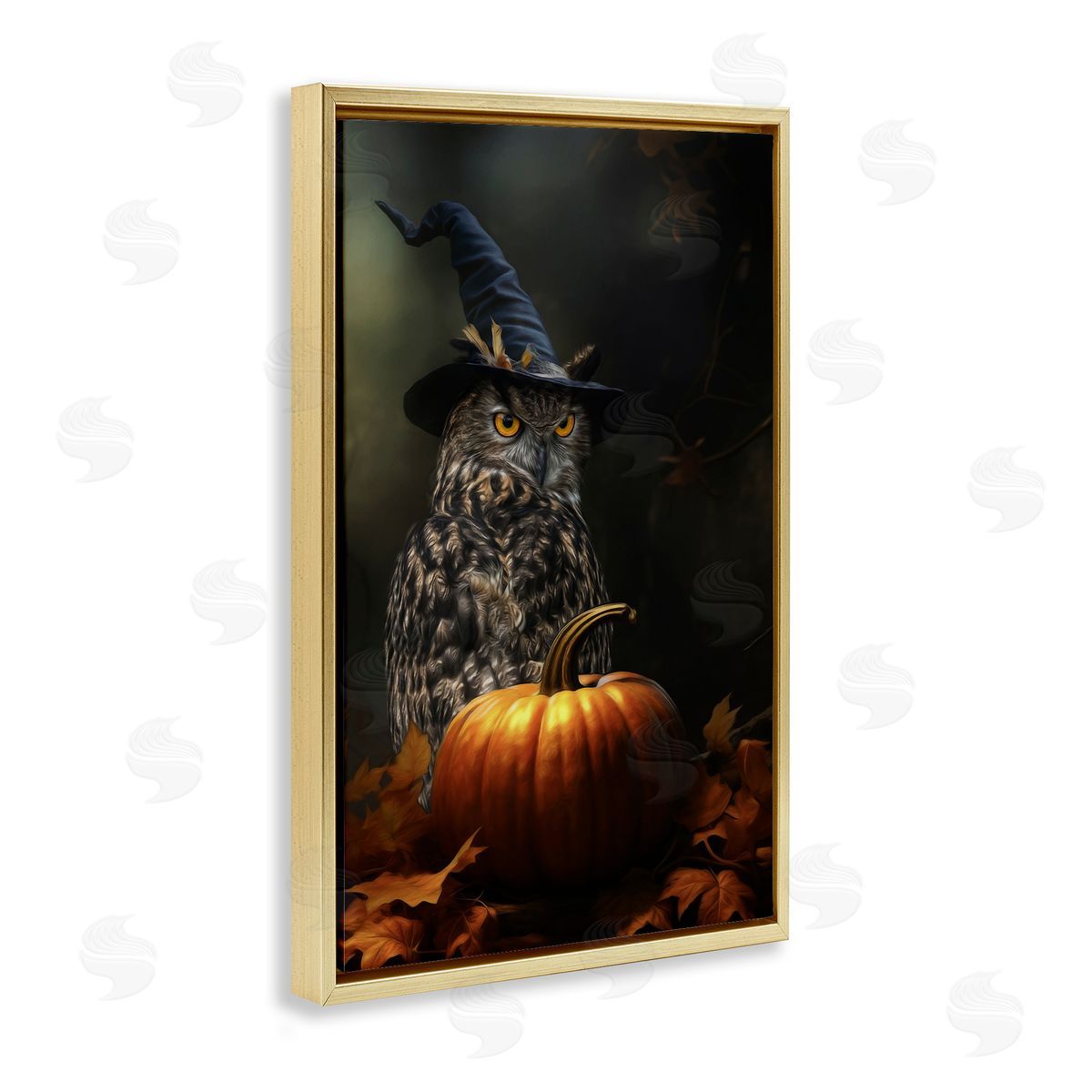 Kelley Parker Bewitching Gaze of Owl Canvas Wall Art Print
