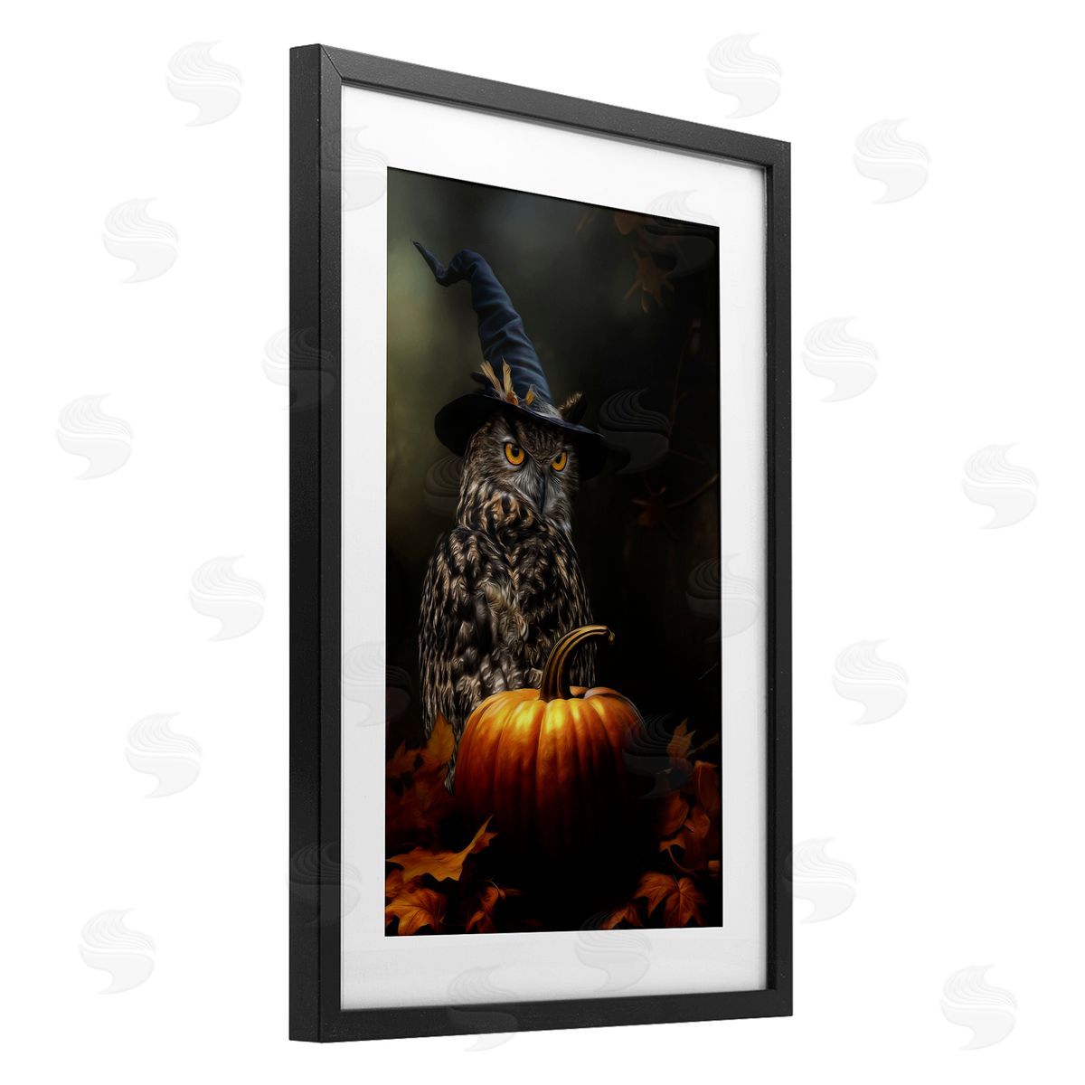 Kelley Parker Bewitching Gaze of Owl Canvas Wall Art Print