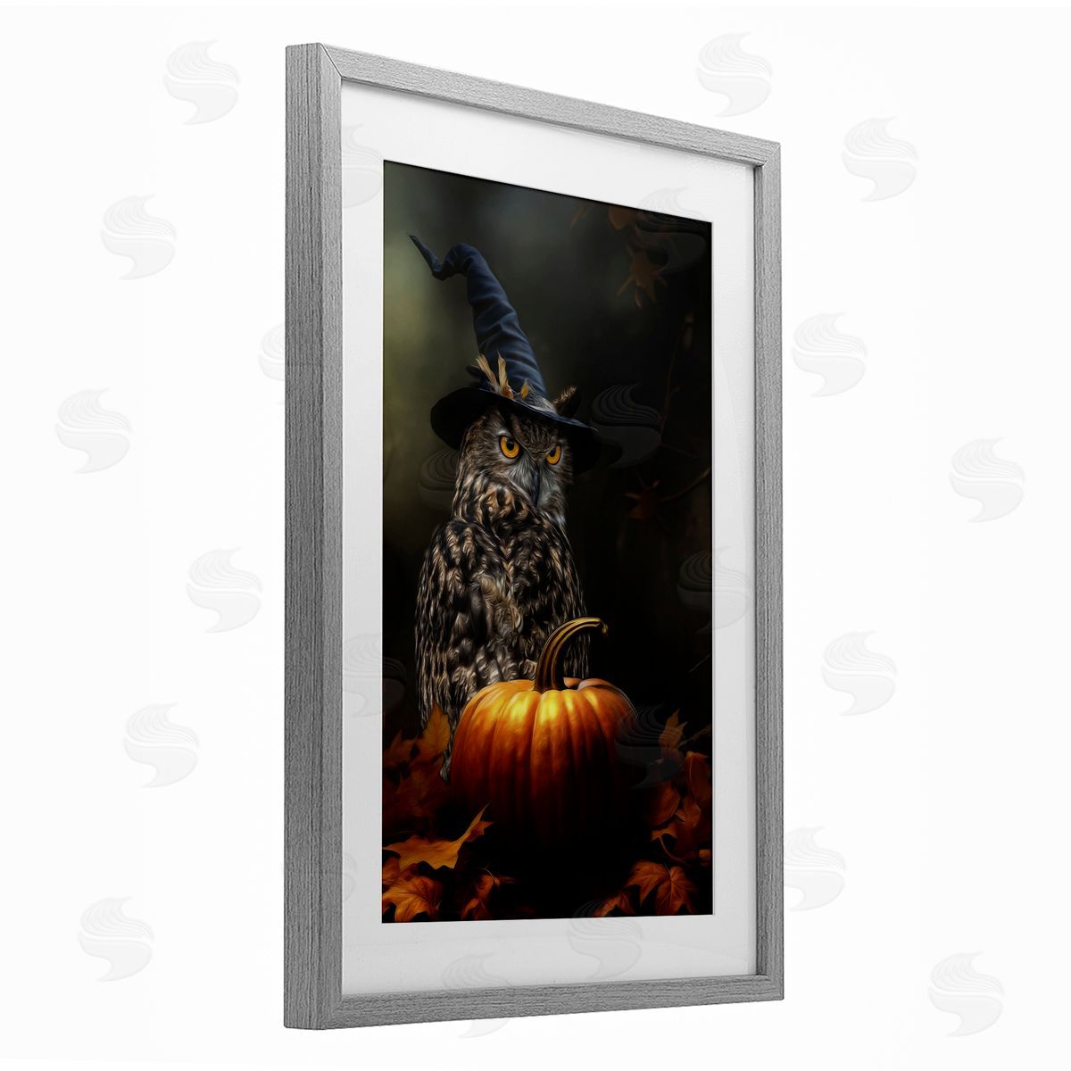 Kelley Parker Bewitching Gaze of Owl Canvas Wall Art Print