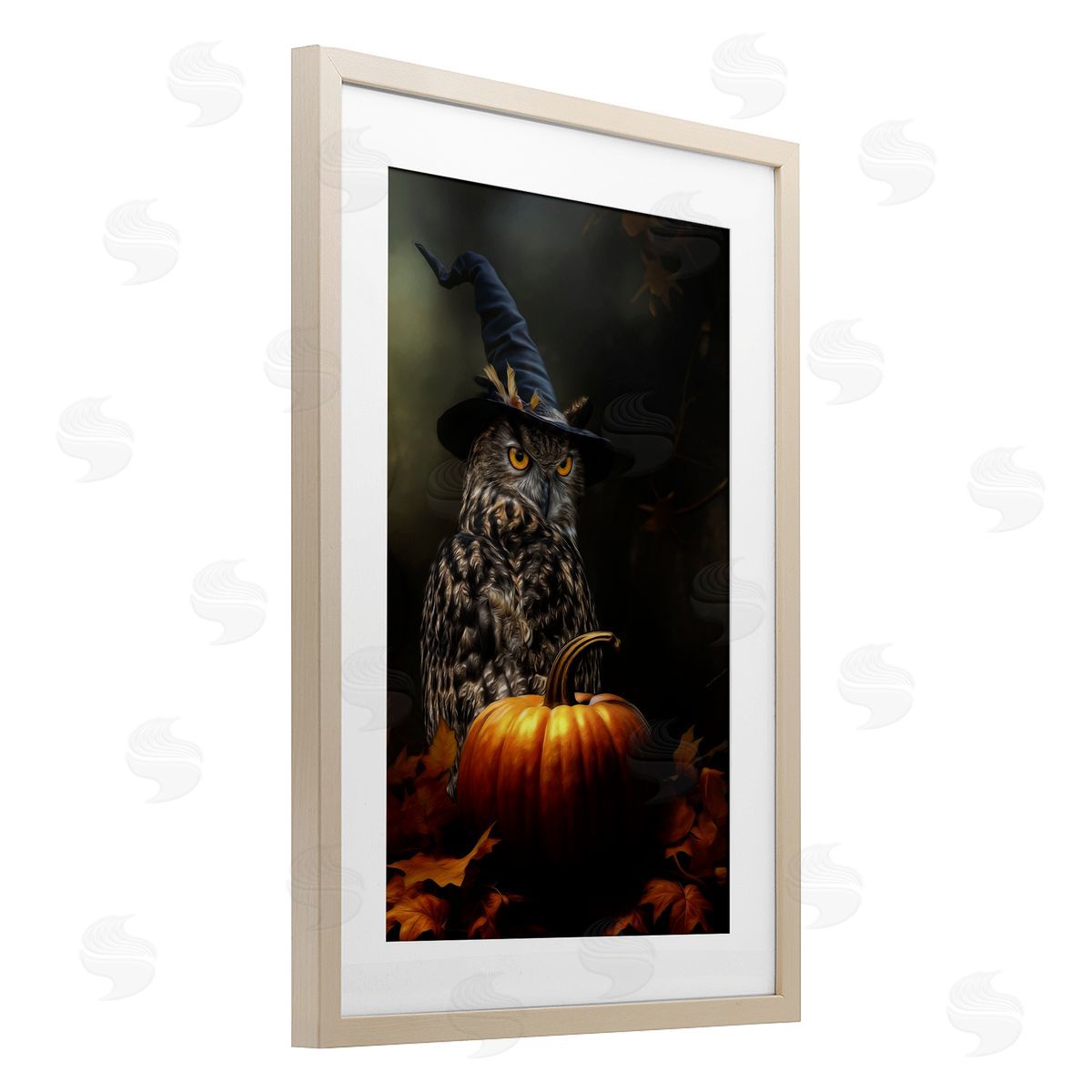 Kelley Parker Bewitching Gaze of Owl Canvas Wall Art Print