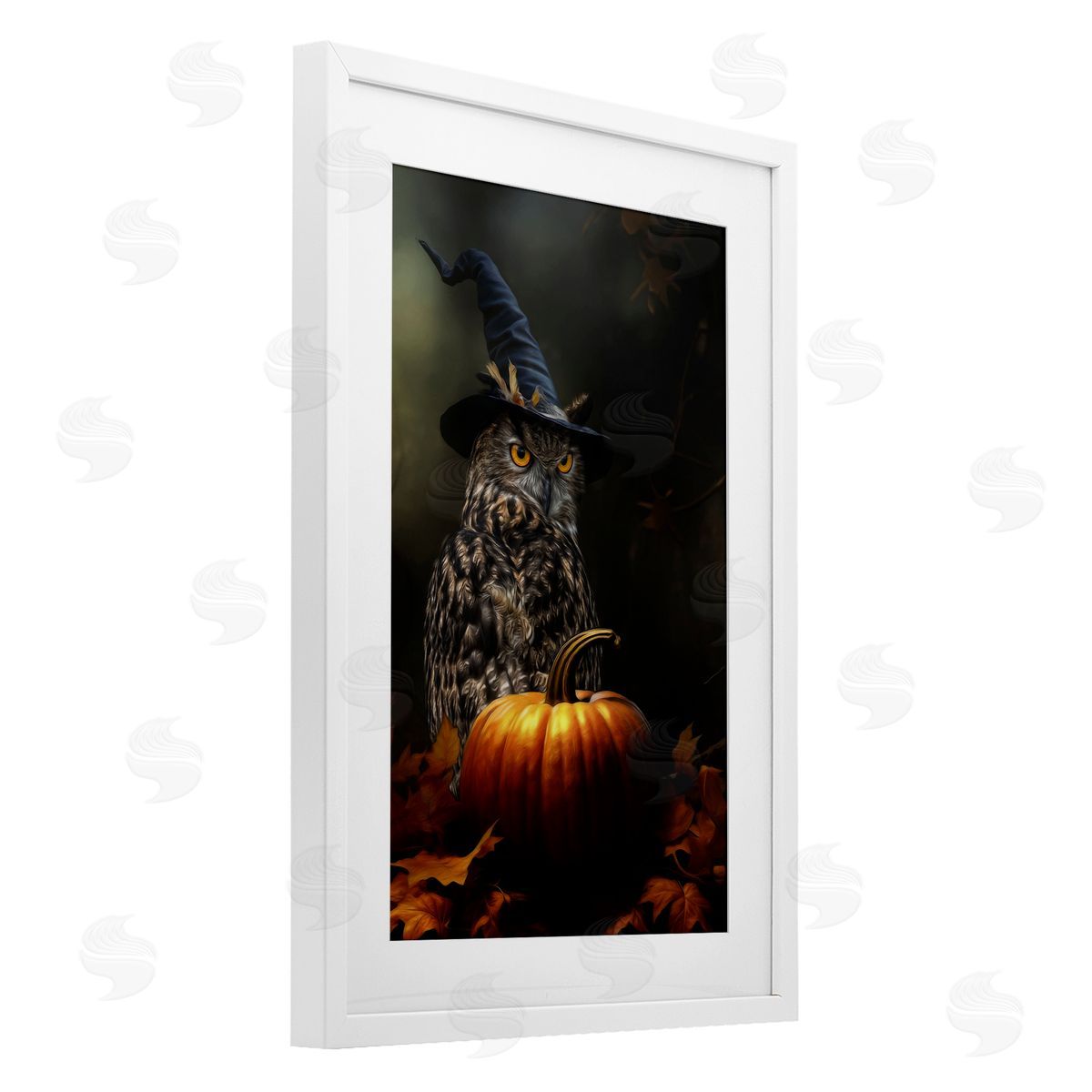 Kelley Parker Bewitching Gaze of Owl Canvas Wall Art Print