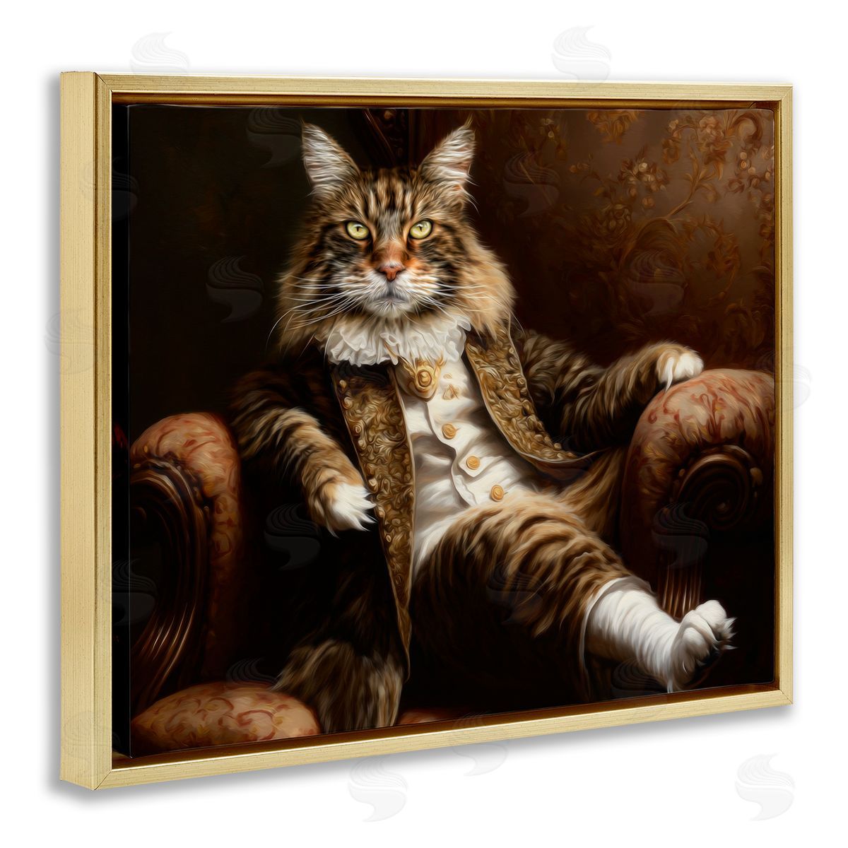 Kelley Parker Baron Whiskerton Cat Canvas Wall Art Print