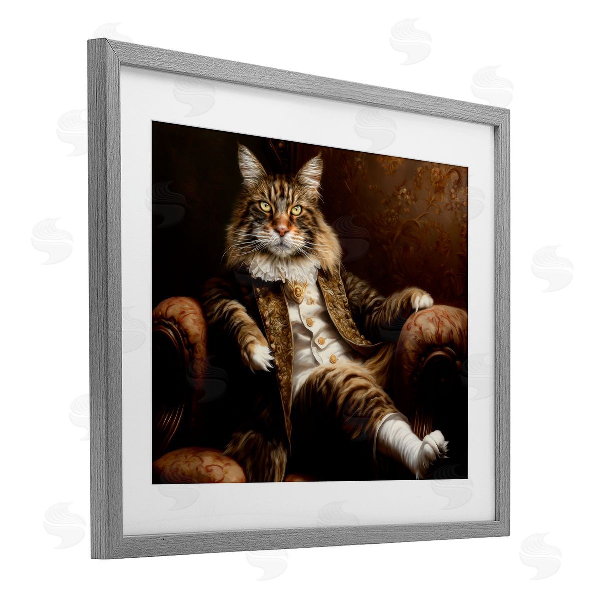 Kelley Parker Baron Whiskerton Cat Canvas Wall Art Print