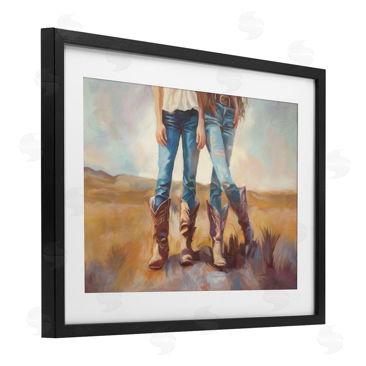 Ramona Murdock All About The Cowboy Boots Canvas Wall Art Print