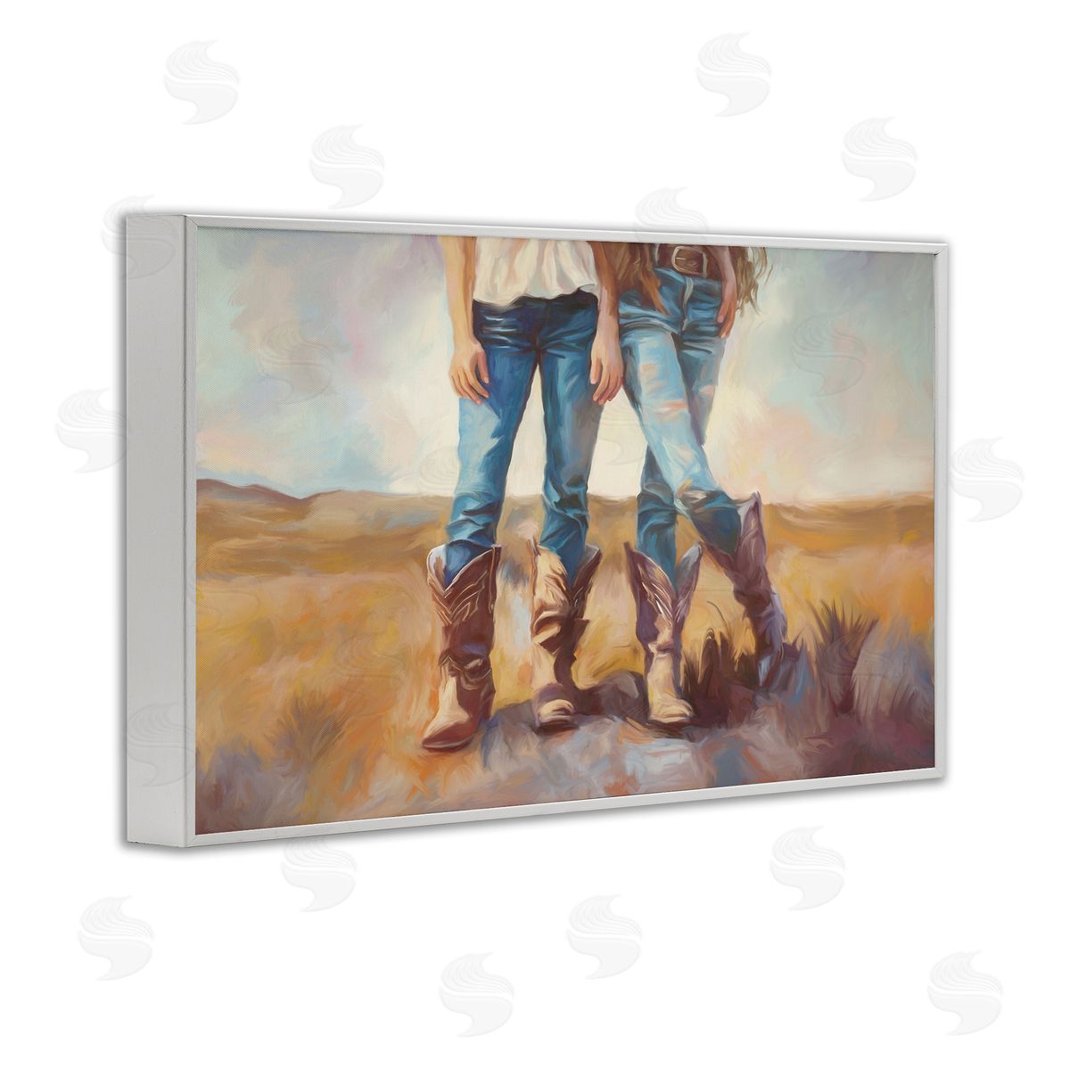 Ramona Murdock All About The Cowboy Boots Canvas Wall Art Print