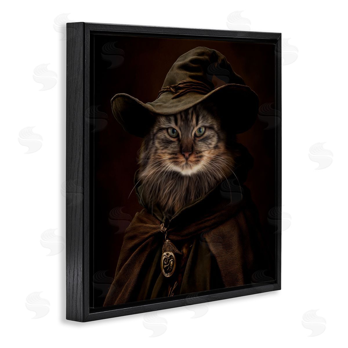 Kelley Parker Whiskered Wizardry Cat Canvas Wall Art Print