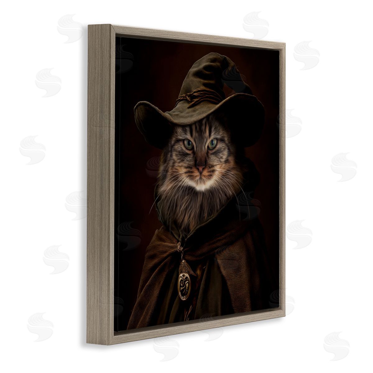 Kelley Parker Whiskered Wizardry Cat Canvas Wall Art Print