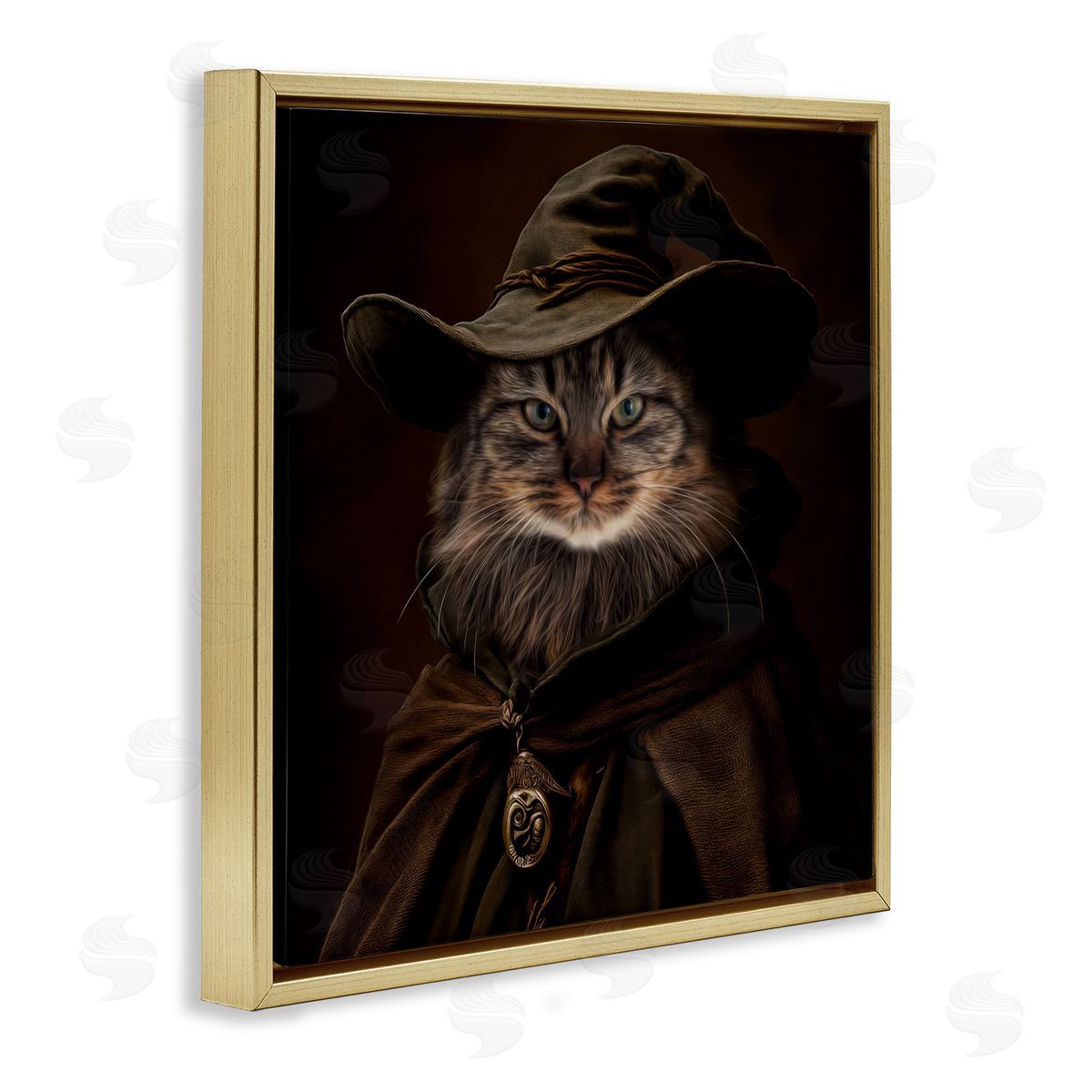 Kelley Parker Whiskered Wizardry Cat Canvas Wall Art Print