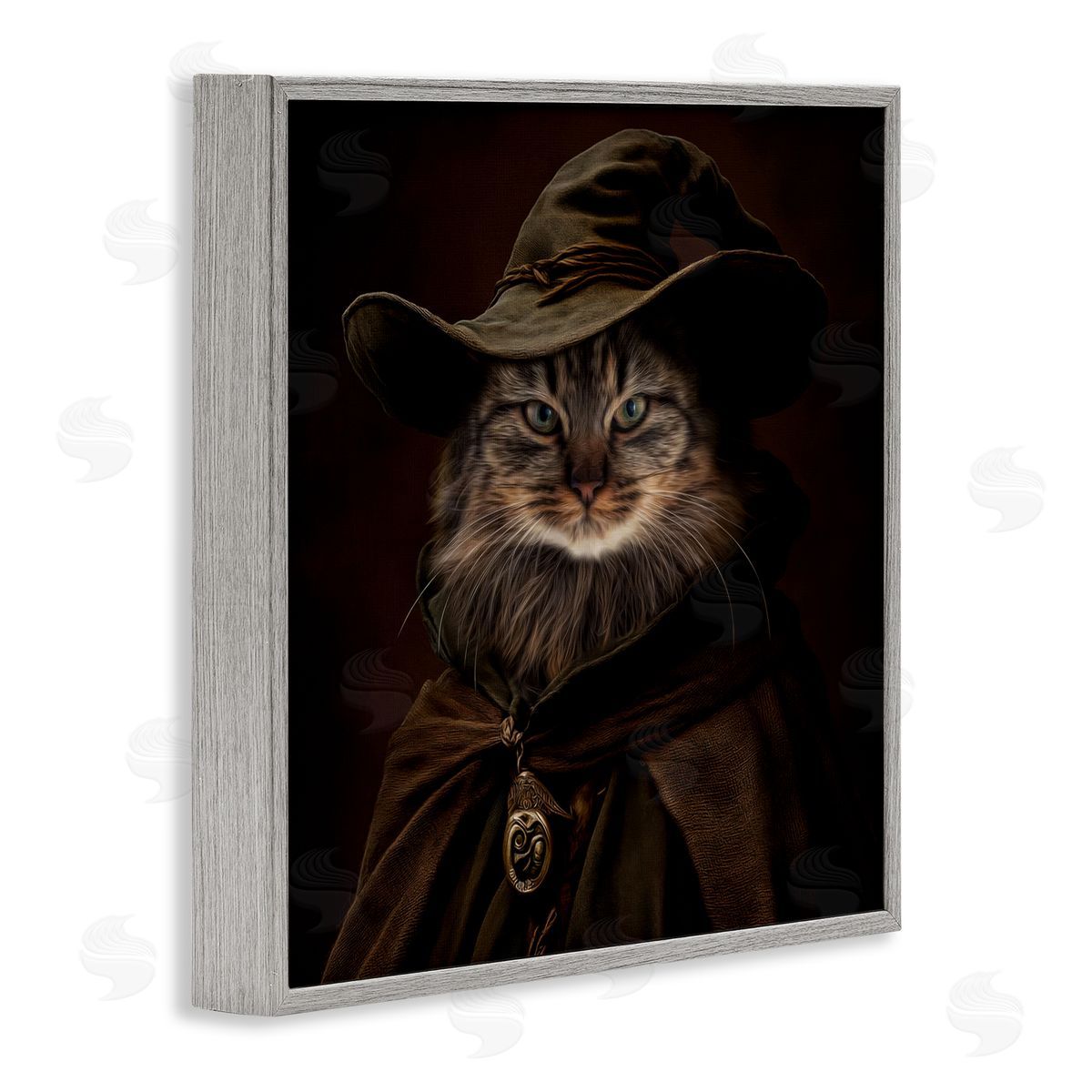 Kelley Parker Whiskered Wizardry Cat Canvas Wall Art Print