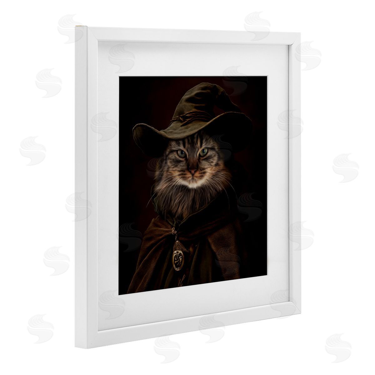 Kelley Parker Whiskered Wizardry Cat Canvas Wall Art Print