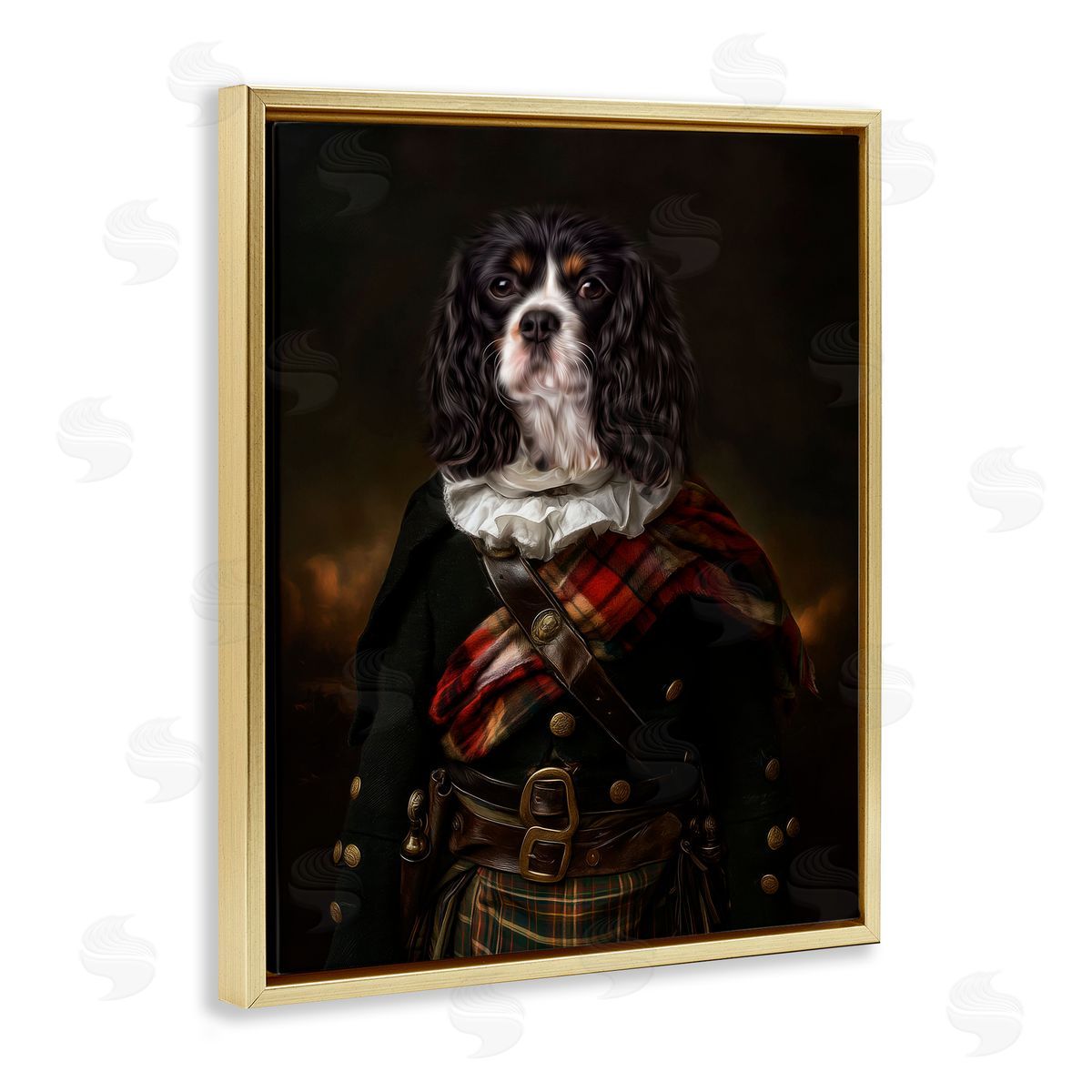Kelley Parker Kilted Companion Dog Canvas Wall Art Print