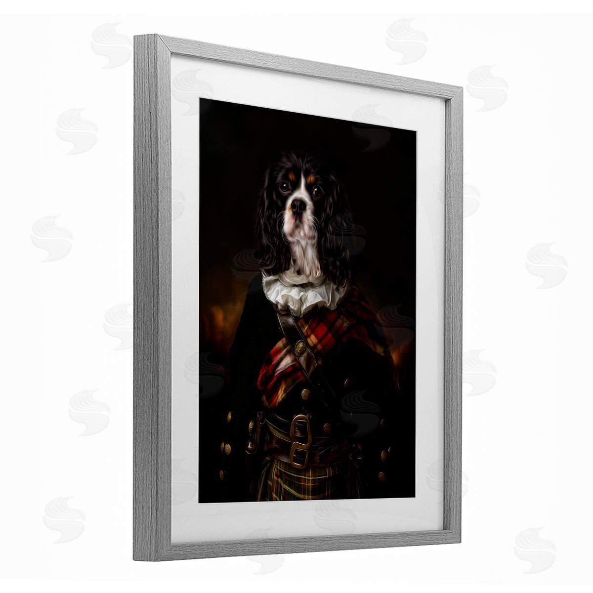 Kelley Parker Kilted Companion Dog Canvas Wall Art Print