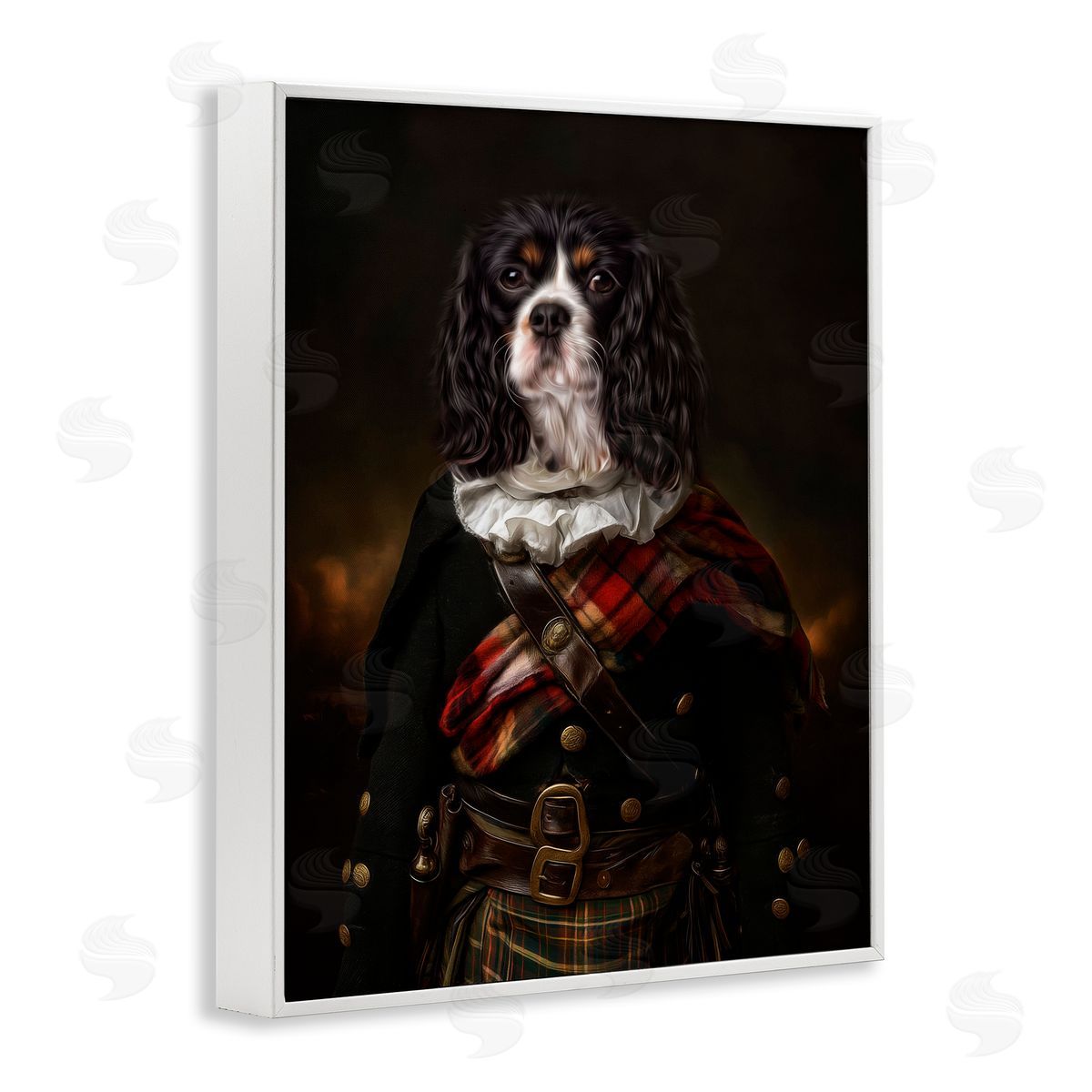 Kelley Parker Kilted Companion Dog Canvas Wall Art Print