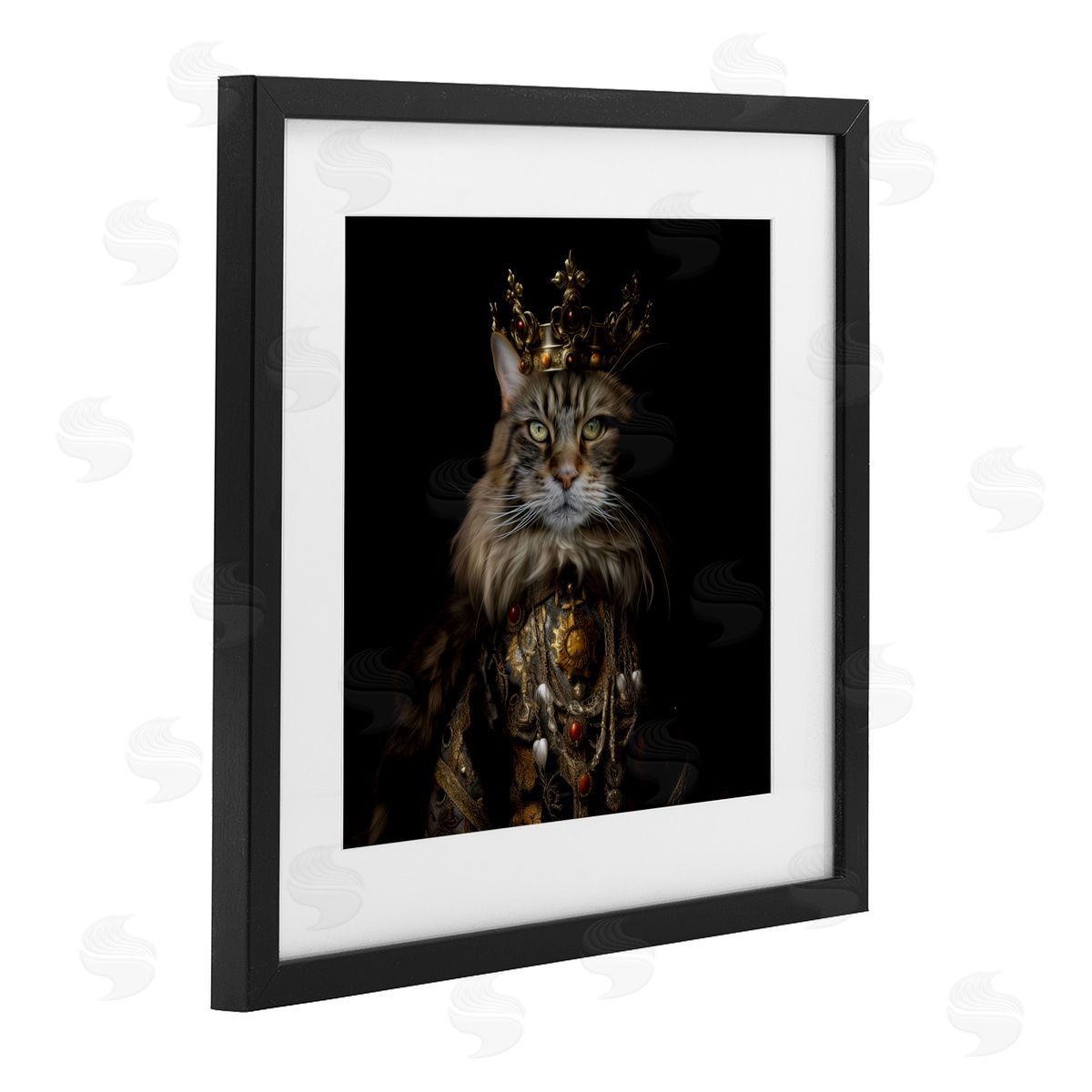 Kelley Parker Purrfectly Proper Cat Canvas Wall Art Print