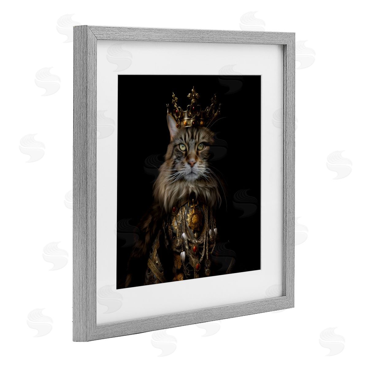 Kelley Parker Purrfectly Proper Cat Canvas Wall Art Print