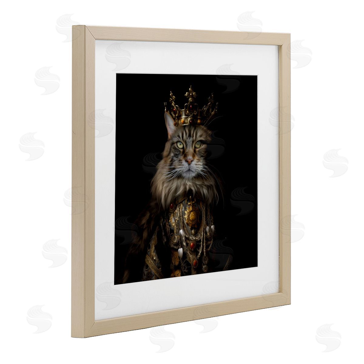 Kelley Parker Purrfectly Proper Cat Canvas Wall Art Print