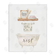 Blue Chair Blessing | Restful Proverb Bathtub