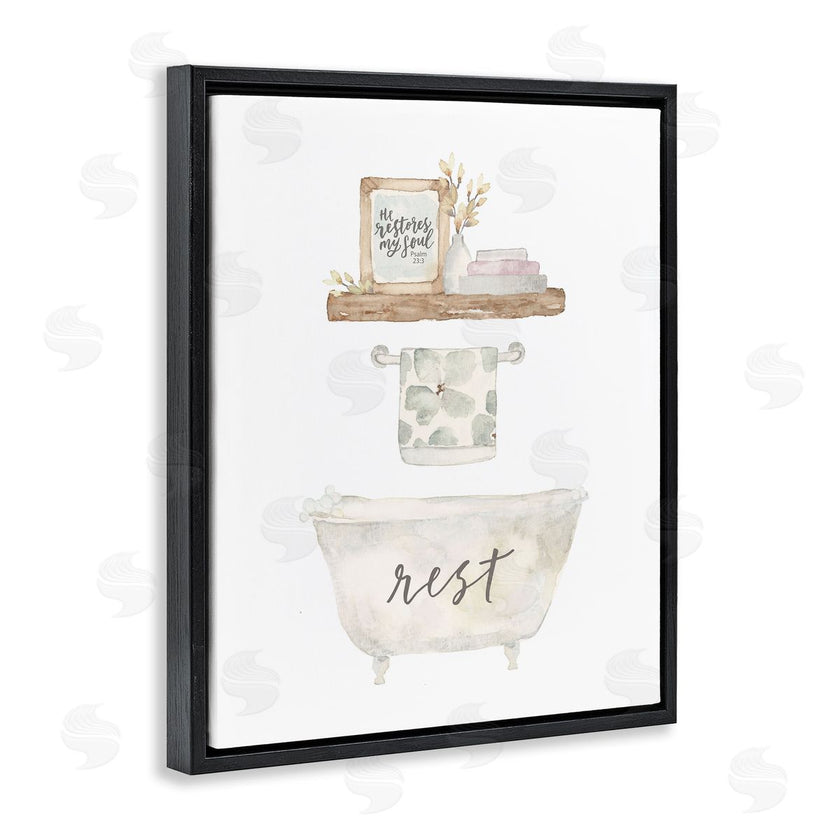 Blue Chair Blessing | Restful Proverb Bathtub