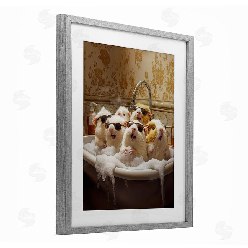 Jim Baldwin | Guinea Pigs in Bubble Bath