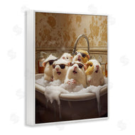 Jim Baldwin | Guinea Pigs in Bubble Bath
