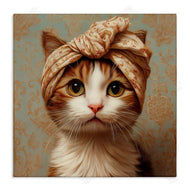 Jim Baldwin | Cat with Fashionable Turban